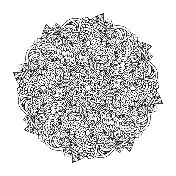 Boyama kitabı için yuvarlak öğe.