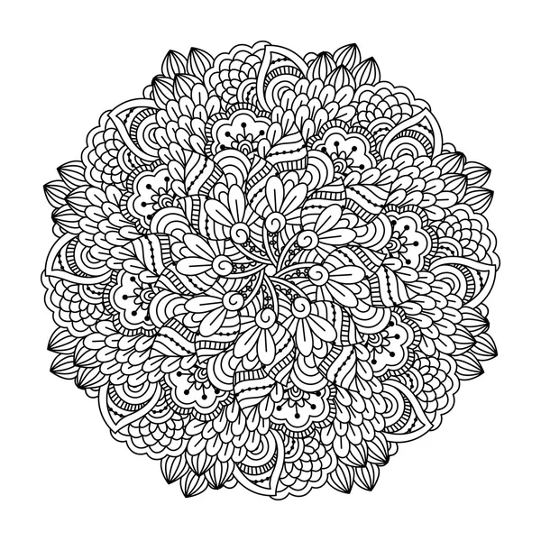 Boyama kitabı için yuvarlak öğe.