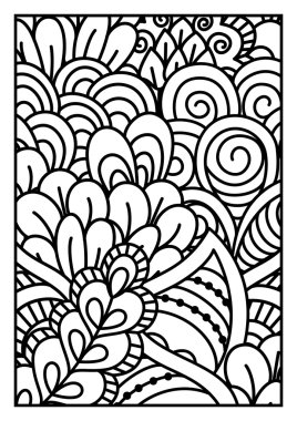 siyah ve beyaz desen.