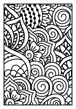 siyah ve beyaz desen.