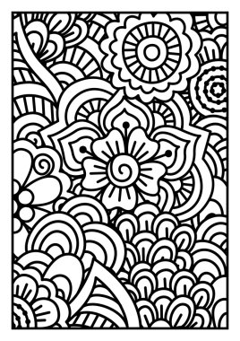 siyah ve beyaz desen.