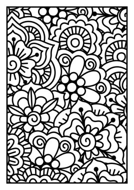 siyah ve beyaz desen.