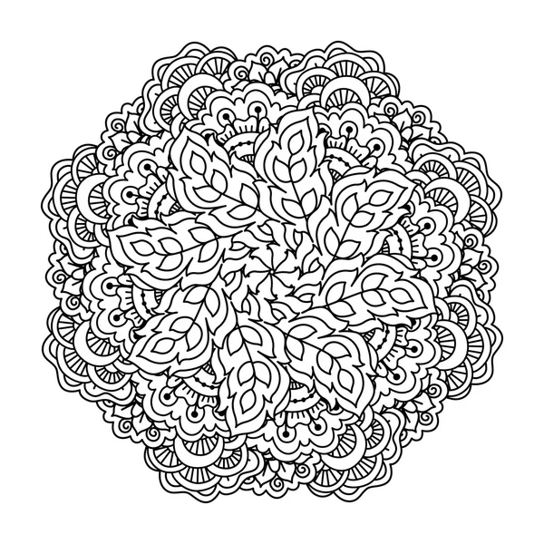 Boyama kitabı için yuvarlak öğe.