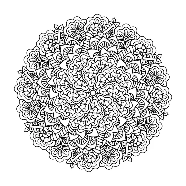 Boyama kitabı için yuvarlak öğe.