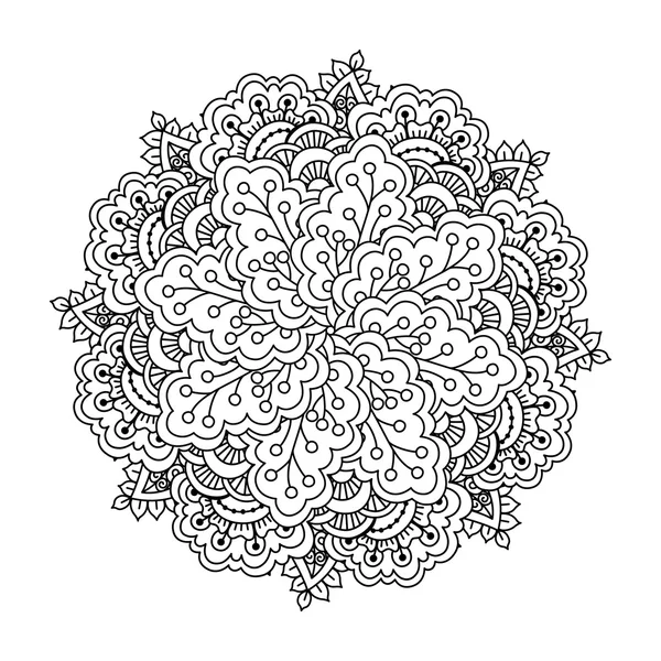 Boyama kitabı için yuvarlak öğe.