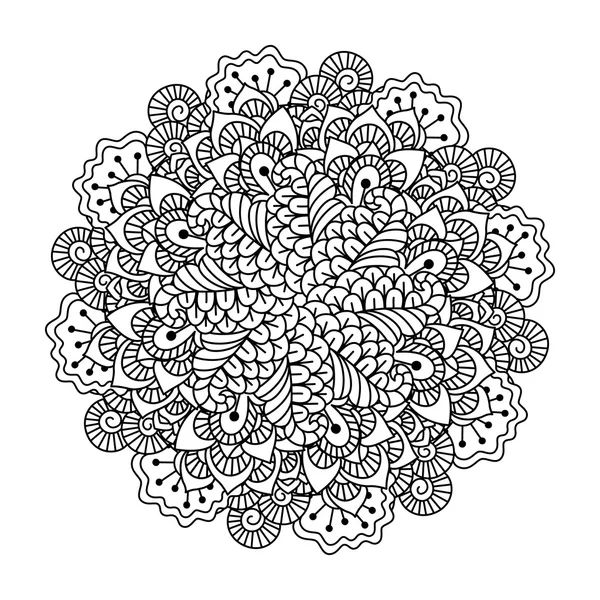 Boyama kitabı için yuvarlak öğe. 