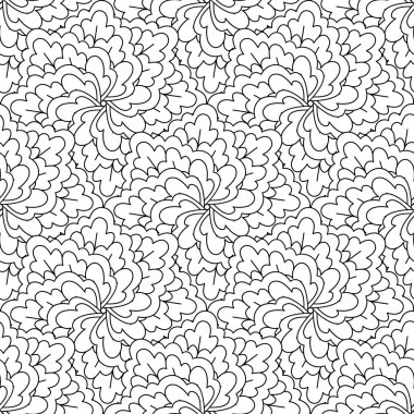 Siyah ve beyaz kusursuz desen.