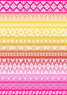 Etnik Kusursuz Desen.