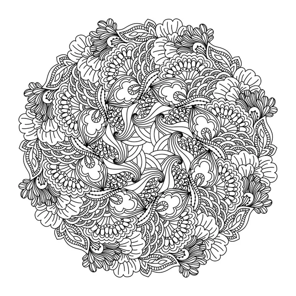 Boyama kitabı için yuvarlak öğe.