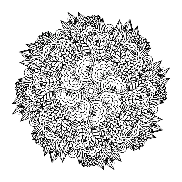 Boyama kitabı için yuvarlak öğe.