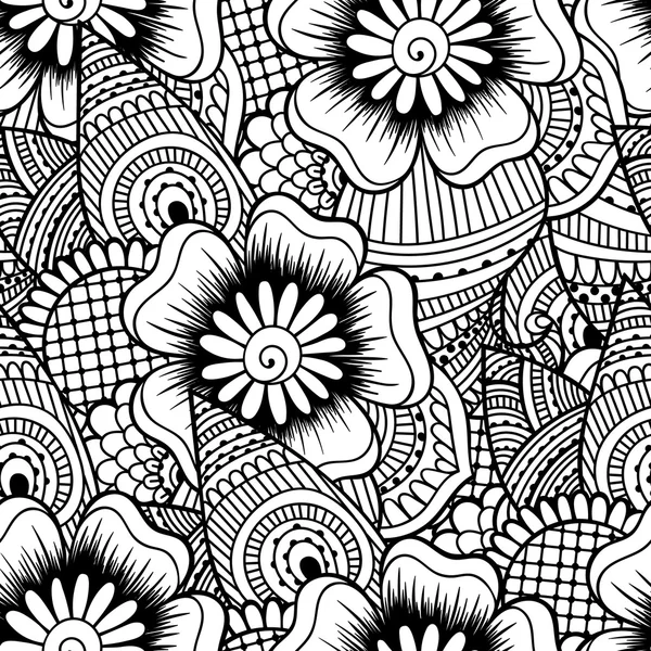 Kusursuz siyah beyaz desen.