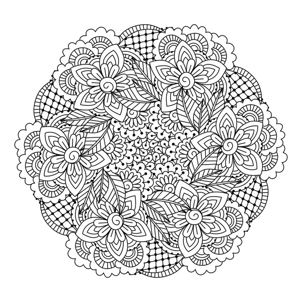 Boyama kitabı için yuvarlak öğe.