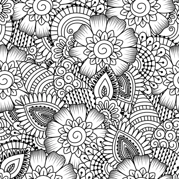 Kusursuz siyah beyaz desen.