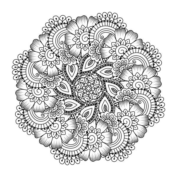 Boyama kitabı için yuvarlak öğe.