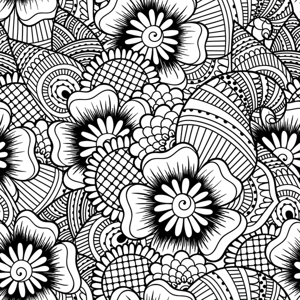 Kusursuz siyah beyaz desen.