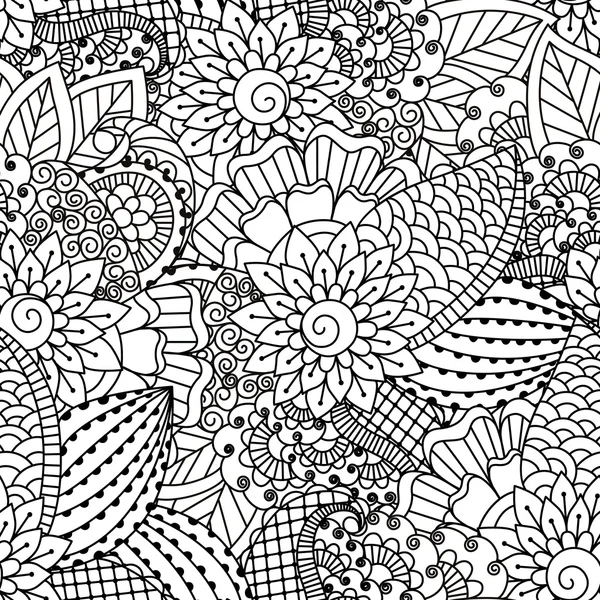 Kusursuz siyah beyaz desen.