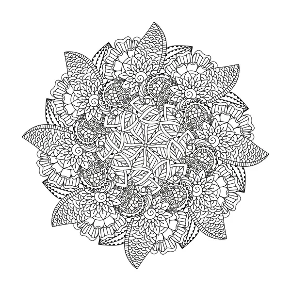 Boyama kitabı için yuvarlak öğe.