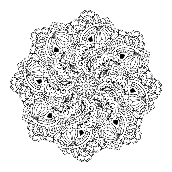 Boyama kitabı için yuvarlak öğe.