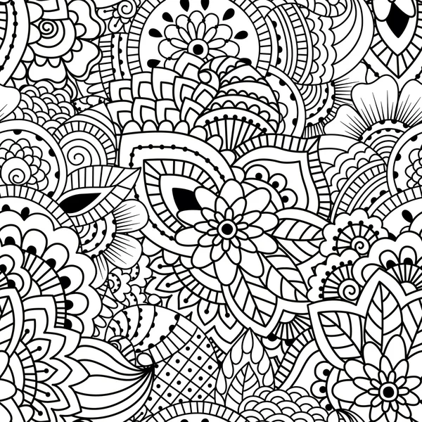 Kusursuz siyah beyaz desen.