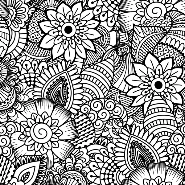 Kusursuz siyah beyaz desen.