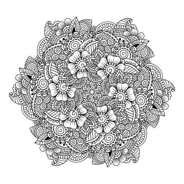 Boyama kitabı için yuvarlak öğe.