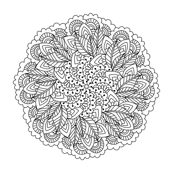 Boyama kitabı için yuvarlak öğe.