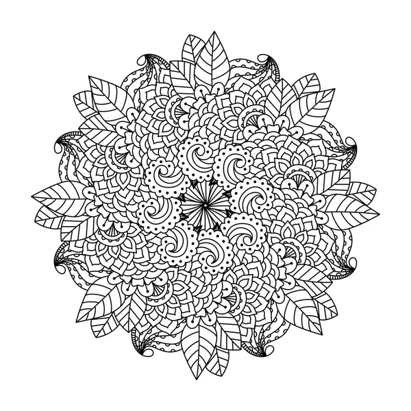 Boyama kitabı için yuvarlak öğe.