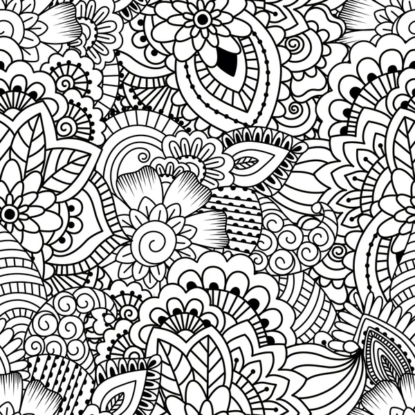 Kusursuz siyah beyaz desen.