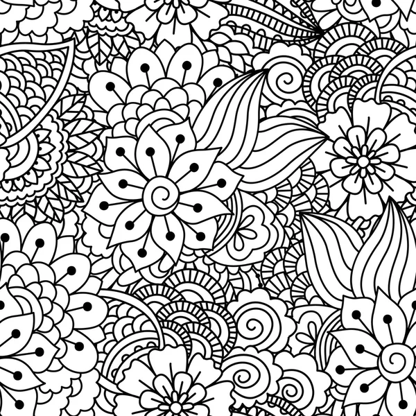 Kusursuz siyah beyaz desen.