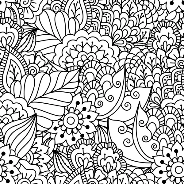 Kusursuz siyah beyaz desen.