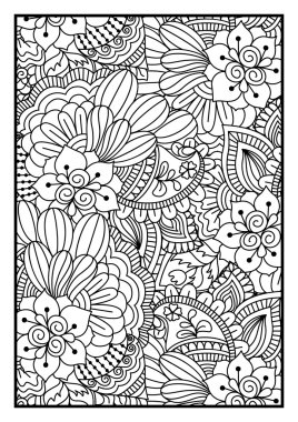 siyah ve beyaz desen.