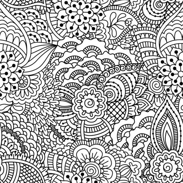 Kusursuz siyah beyaz desen.