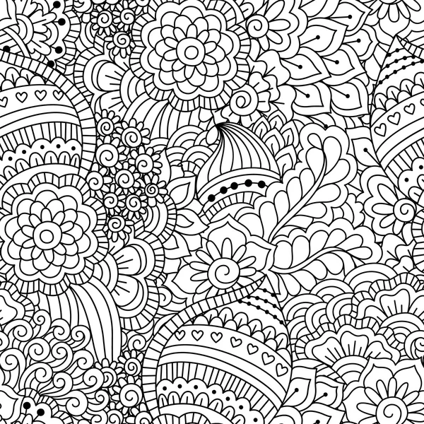 Kusursuz siyah beyaz desen.