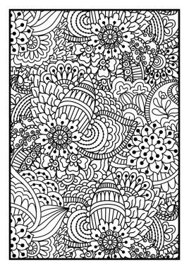 siyah ve beyaz desen.