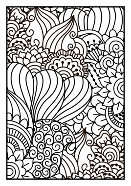 siyah ve beyaz desen.