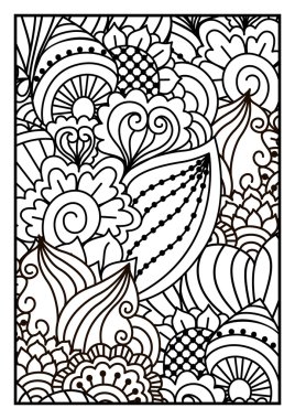 siyah ve beyaz desen.