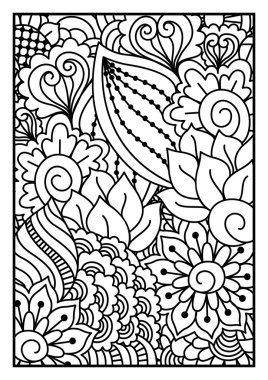 siyah ve beyaz desen.