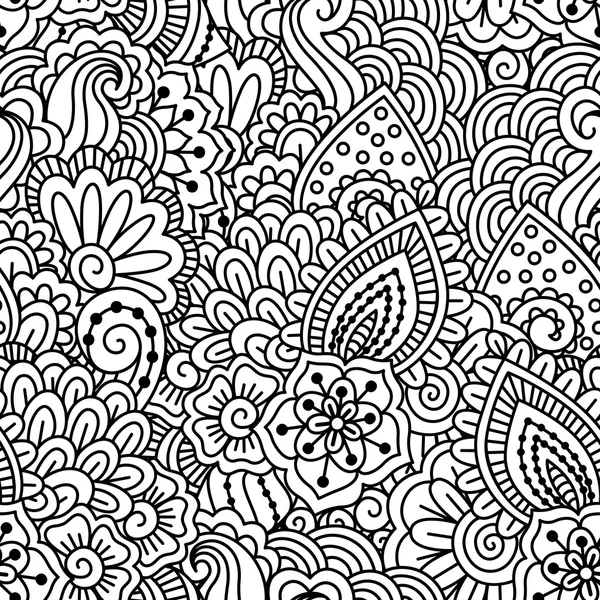 Kusursuz siyah beyaz desen.