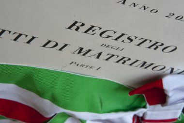 Registro atti di matrimonio