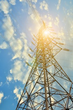 Elektrik İletim Hattı Kulesi.