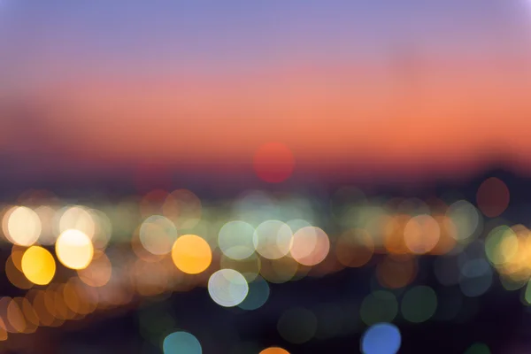 Soyut bulanık ışıklar arka plan, gece şehir.