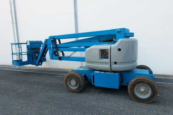 Şantiye kaldırma boom asansörde.