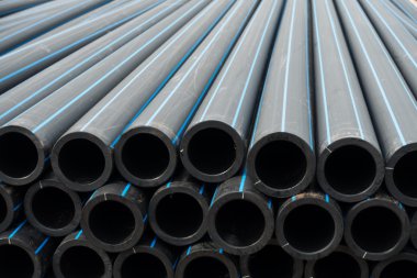 HDPE potable pipe, HDPE pipeline, Storage of HDPE pipe, HDPE pip clipart