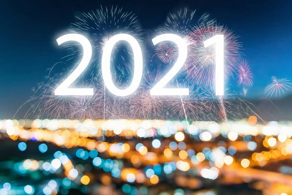 2021 New Year Celebration Background Concept Festival Happy New Year — Stock Photo, Image