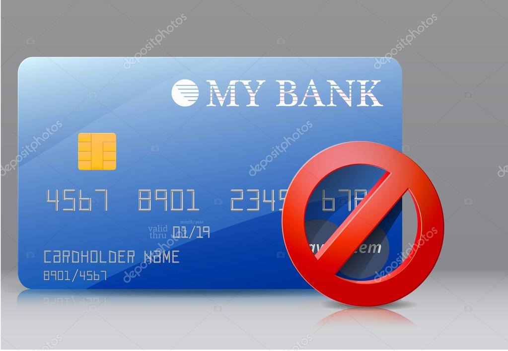 Locked bank card Stock Vector Image by ©Fixe1505 107025238
