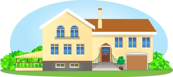 Yazın ortasında güzel bir ev