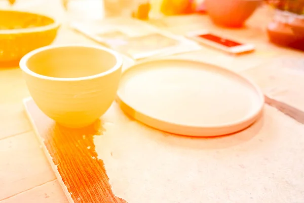 Pottery Pottery Making Tools — Stock Photo, Image