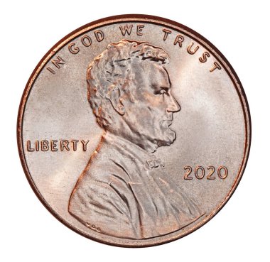 Amerika Birleşik Devletleri Parlak 2020 Lincoln Penny