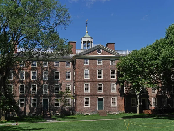 Providence Usa Brown University Egyike Eredeti Koloniális Főiskolák Leveles Campus — Stock Fotó