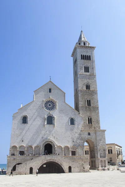 Katedralen i Trani på havet i provinsen Bari — Stockfoto